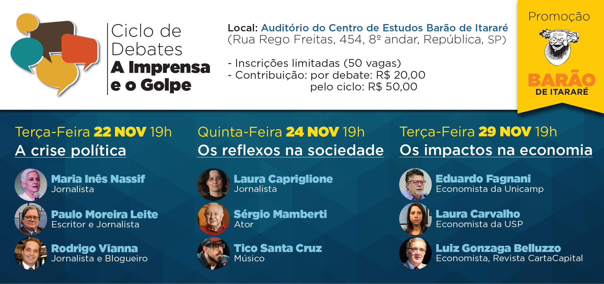 Ciclo de Debates: A Imprensa e o Golpe